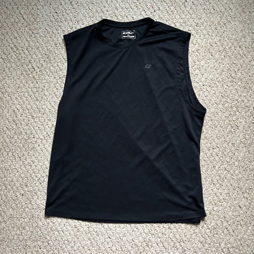 Men’s athletic tank top black XL